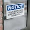 Signmission Main Entrance Visitors Please Ring Bell OSHA Notice Sign, Vinyl Decal, 7in W x 5in L, 2PK OS-2PACK-NS-D-57-L-14084 - alternate 4